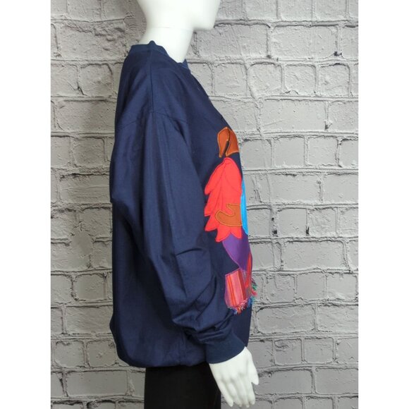 Vintage Alfredo’s Wife Women’s Small Oversized Southwest Art Shirt USA - Picture 9 of 11